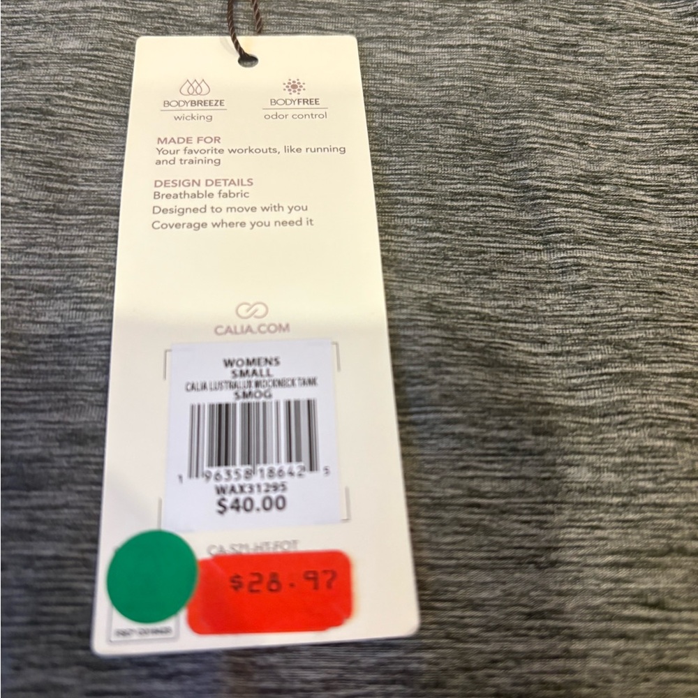 CALIA Women's Gray Tank Top